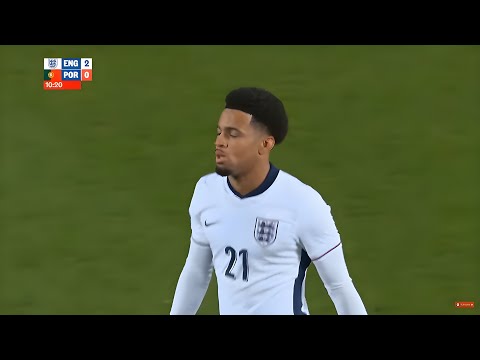 Ethan  Nwaneri England U21 Debut  vs Portugal U21•[24/3/2025]