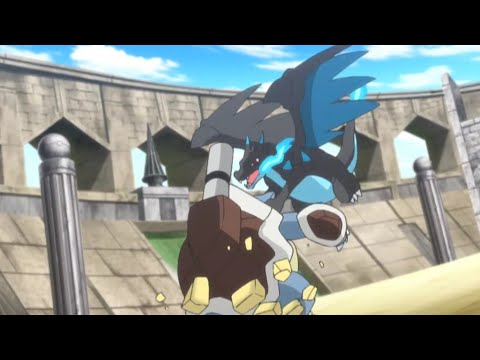 Alain vs Siebold Elite four ||Mega Blastoise vs Mega Charizard || [AMV]