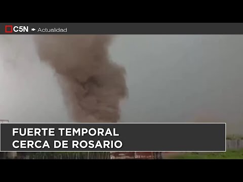 IMPACTANTE TEMPORAL en SANTA FE: VOLADURA de TECHOS y ÁRBOLES