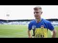 Henk de Jong en Jamie Jacobs na afloop van oefenduel PEC Zwolle - SC Cambuur (2-1)