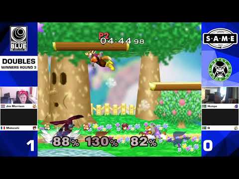 PXBO - Humpe / Q Vs. Jim Morrison / Makenshi - Winners Round 3 - Melee Doubles