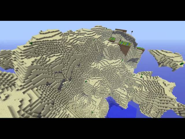 Epic Mountain World with Deep Oceans Minecraft Map