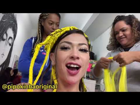 Coloquei tranças no meu cabelo - gente ficou bonito ?