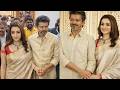 Thalapathy Vijay Trisha Together At Wedding What About Wife Sangeetha Divorce Issue Trisha
