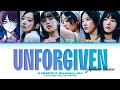 LE SSERAFIM UNFORGIVEN Ft Nile Rodgers Ado Lyrics Color Coded Lyrics