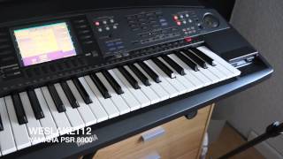 Video thumbnail for Yamaha PSR 8000 by ST Adventures