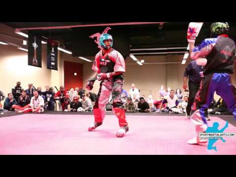 Ryan George vs  Willie Hicks Team Sparring Rd 3 - 2016 AKA Warrior Cup