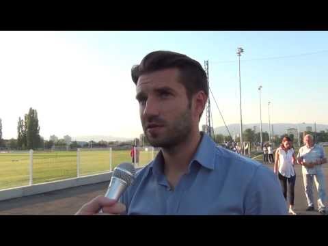 Luka Elsner po tekmi Lokomotiva Zagreb - Domžale 1:1