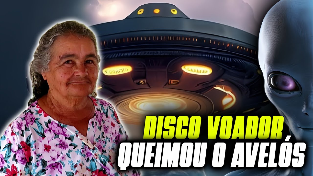 MORADORA E VIZINHOS FORAM SURPREENDIDOS POR DISCO VOADOR QUE PAIRAVA SOBRE UMA ÁRVORE 👽😳