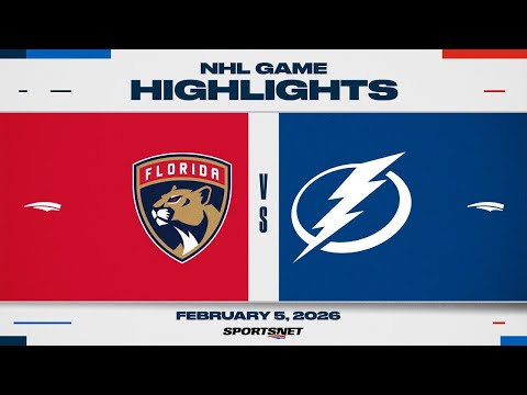 NHL Highlights | Panthers vs. Lightning - February 5, 2026