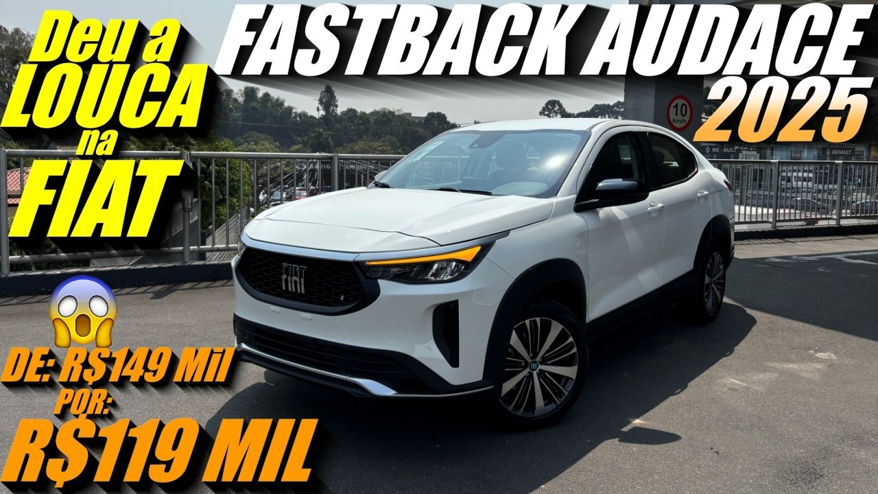 FIAT FASTBACK AUDACE 2025 - Baixou o Preço! O Melhor e Mais Bonito SUV da categoria?