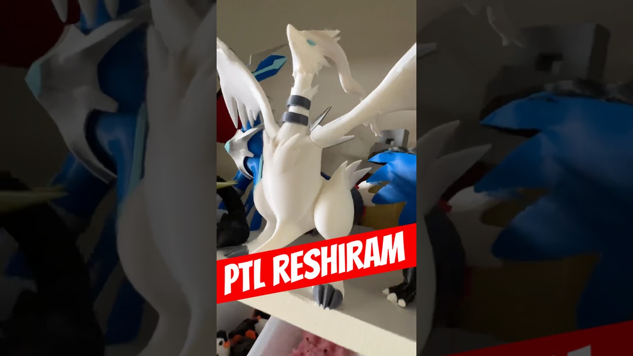 #pokemoncollectible #3dprinterupgrade #pokemon #pokemonmerchandise #3dprinted #reshiram #pokemongo