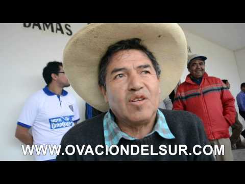 Hugo Gonzáles Presiente de la Liga de Fútbol de Tiabaya - 22/03/2015