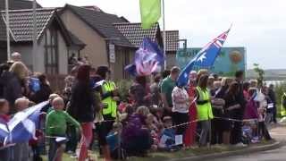 preview picture of video 'Queen's Baton Relay, Macduff'