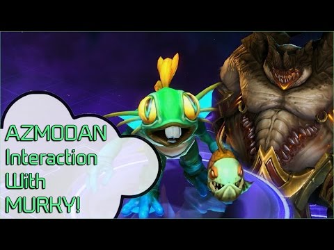 Azmodan funny interaction with Murky!