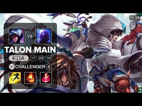 Talon Mid vs Ryze - KR Challenger Patch 11.15