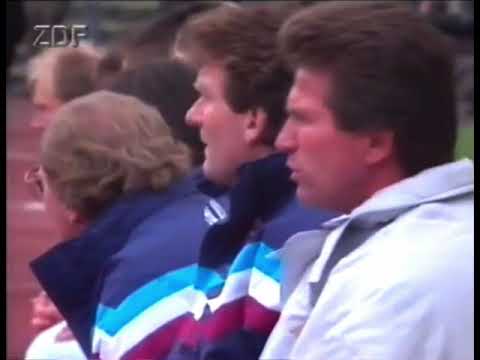 20.4.1991 FC Bayern München 1.FC Köln mit selten Maurice Banach Interview Saison 1990/91