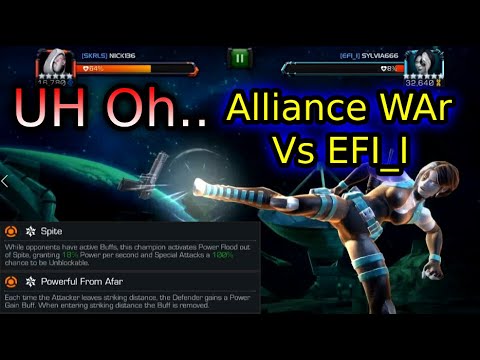 2nd Alliance War Of Season 25! (SKRLS Vs EFI_I) | Marvel Contest Of Champions