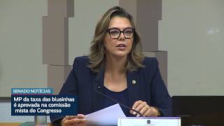 Comissão mista aprova medida provisória que zera a 'taxa das blusinhas'