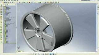 solidworks alloy wheel