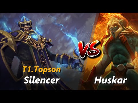 Topson mid Silencer vs Huskar | First 10 minutes