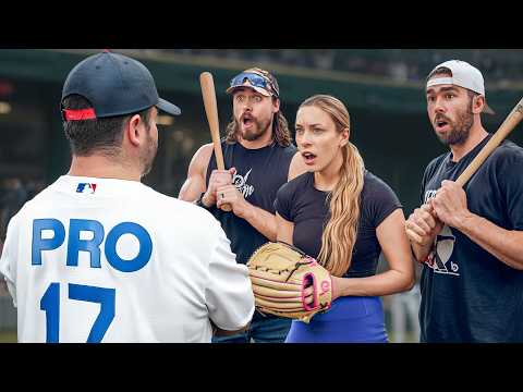 Our Camera Man Bet He Could Strike Us All Out