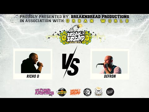 BreaknBread Battles - Freestyle Edition - Richo D vs Defron