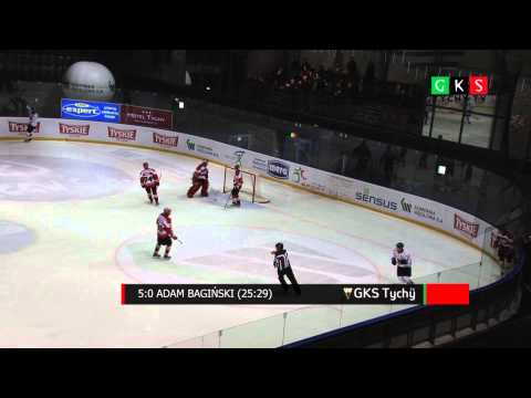 27 kolejka PLH: GKS Tychy - Comarch Cracovia 8:5. Skrót meczu.
