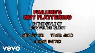 New Found Glory - Failure's Not Flattering (Karaoke)