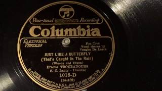 Ipana Troubadours - Just Like A Butterfly - 78 rpm - Columbia 1018-D