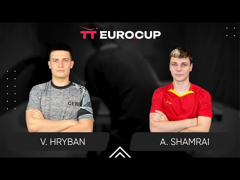 17:00 Vadym Hryban - Andrii Shamrai 08.11.2024 TT Euro.Cup Ukraine Elite. TABLE 4