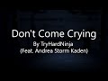 TryHardNinja Don T Come Crying Feat Andrea Storm Kaden Lyrics