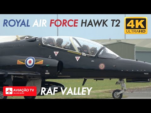 RAF Valley (EGOV/VLY) • Royal Air Force Hawk T2 operations • Anglesey, Wales, UK