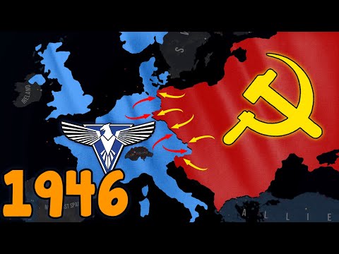 IF Allies and USSR fight right after the fall of AXIS? - HOI4 Timelapse