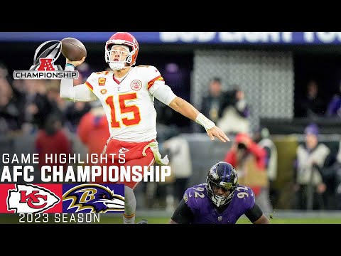 Kansas City Chiefs vs. Baltimore Ravens Game Highlights | 2023 AFC Championship