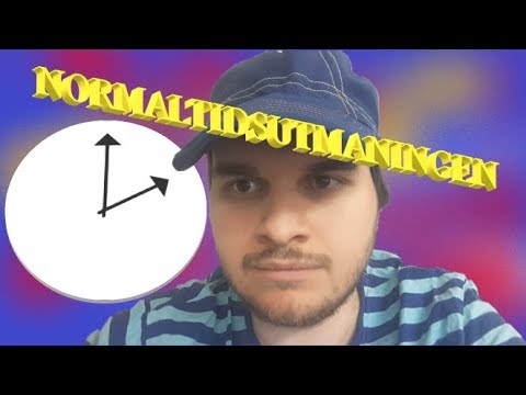 Normaltidsutmaningen - Lever en oktoberdag med Normaltid (även kallad vintertid)