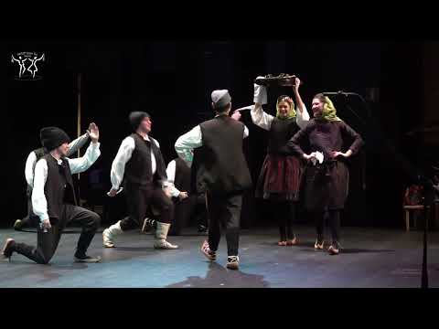 Svadbeni običaji iz Leskovca "Omile mi u selo devojče" - Izvodjački ansambl SKUD Sitan Vez