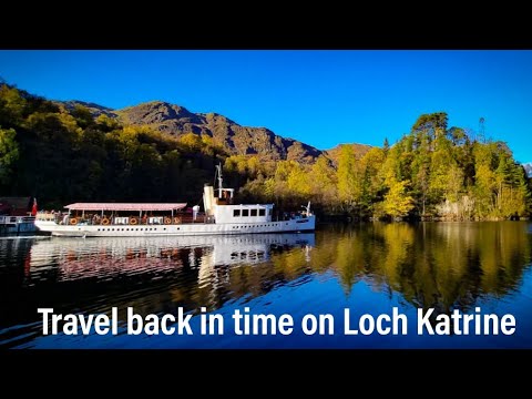 Erkundung von Loch Katrine mit dem historischen Dampfschiff Sir Walter Scott #Schottland