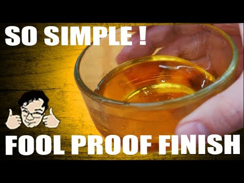 A 5000 year old wood finish formula that can't be messed up!