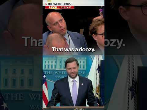 Vance Blows Up At A Reporter Asking About Trump's Stock Trades #Popular #News #jdvance