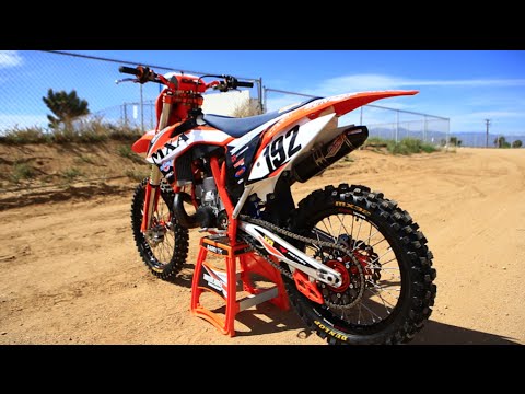 2015 KTM 250 SX 2 stroke project bike- Motocross Action 2 Stroke builds