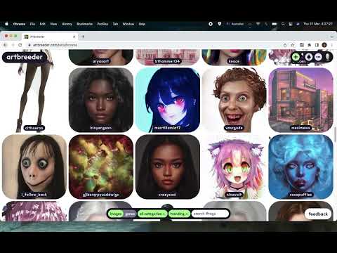 Create instant, free fantasy and science fiction art with Artbreeder