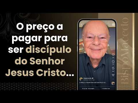 O preço a pagar para ser discípulo do Senhor Jesus Cristo... - Meditação Matinal 15/07/26