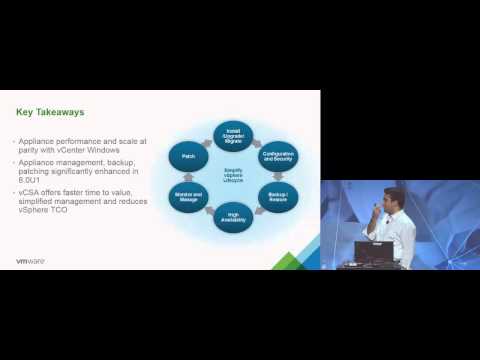 VMworld 2015: INF5975 - vCenter Server Appliance as  First Choice  VC