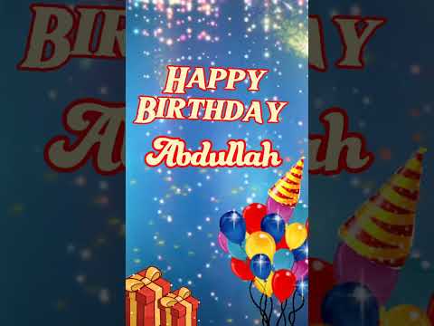 Happy birthday🎂Abdullah|Colourful theme 🥳 Celebrate 🎉 your special day #birthday#status#celebrations
