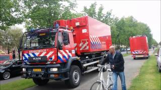 preview picture of video 'Brandweer TP bij HV meting Livingstonestraat Barneveld'