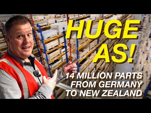 Massive warehouse for agricultural machinery parts – Germany supplies to NZ!