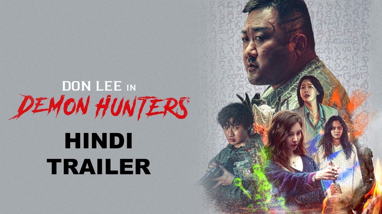 DEMON HUNTERS - Official Hindi Trailer | Ma Dong-seok, Seohyun | Korean Horror Action Movie