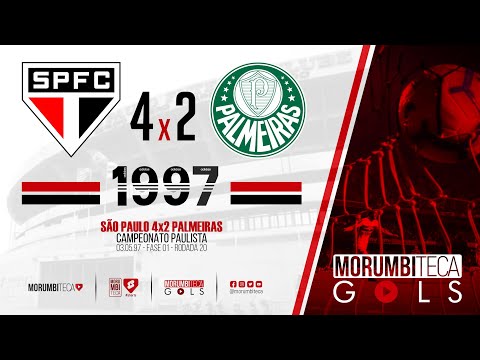 São Paulo 4x2 Palmeiras - Paulista 1997 - fase 01 - rodada 20 - 03/05/1997