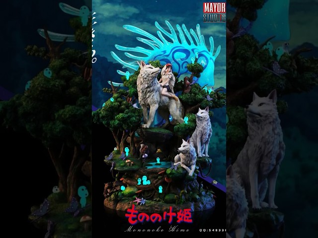 Vídeo relacionado con YOUDALIS 20 Piezas Elfos de Árboles Luminosos, Resina Miniatura Luminoso áRbol Elfos, Figura de Princesa Mononoke para Micro Paisaje Patio al Aire Libre Patio